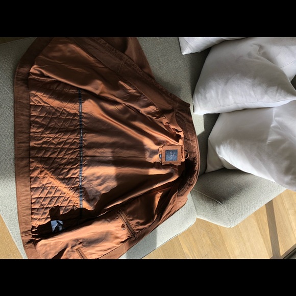 Tommy Hilfiger Suede Leather Coat - Picture 5 of 7